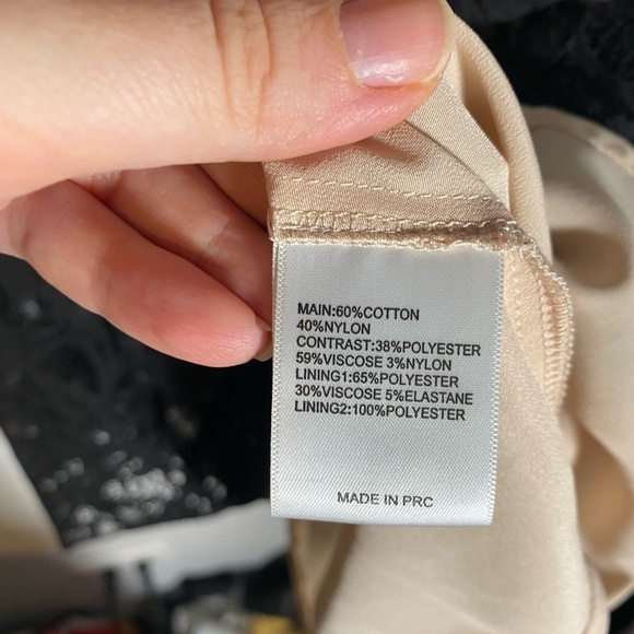 FINDERS KEEPERS AUSTRALIA STRETCH BLACK LACE "MR. JONES" PARTY DRESS - Picture 4 of 6